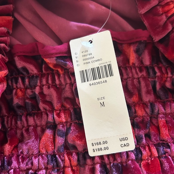 Anthropologie Floral Velvet Maxi Skirt - Picture 5 of 7